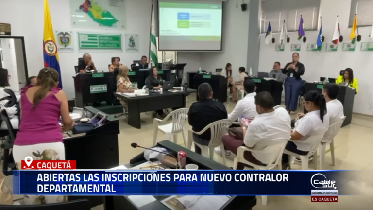 Abren inscripciones para la elección del nuevo contralor departamental