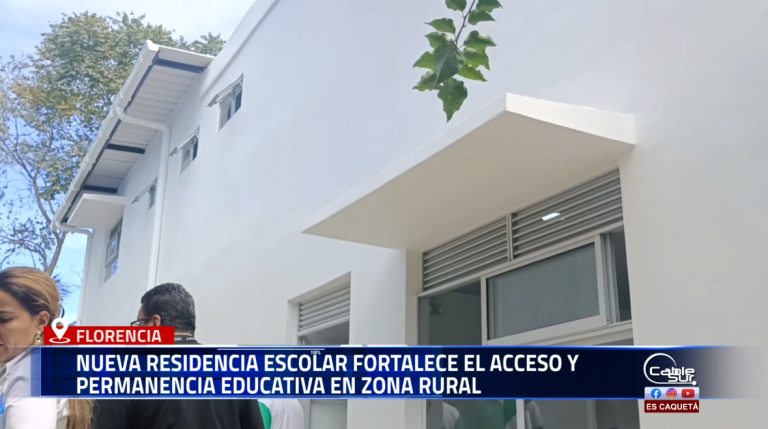 Con una inversión conjunta entre el municipio de Florencia y el Gobierno Nacional, se inauguró una residencia escolar que beneficiará a estudiantes de zonas rurales del Caquetá.