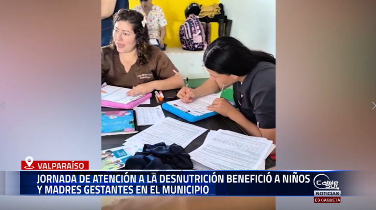 En la sede de la Alcaldía municipal se llevó a cabo una jornada de atención a la desnutrición dirigida a población vulnerable.