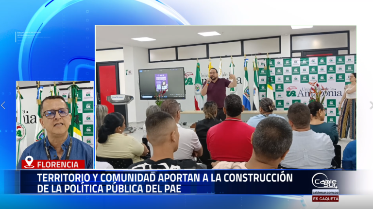 Hoy se realizó en el edificio Yapurá de la Universidad de la Amazonia el taller de Construcción de la política pública para el servicio de Alimentación Escolar (PAE); encuentro que reunió a comunidad, instituciones y autoridades para fortalecer este servicio en beneficio de los niños, niñas y adolescentes del municipio.