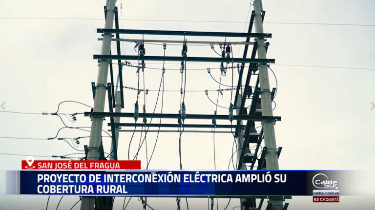 El municipio de San José del Fragua avanzó en su plan de electrificación rural con la ampliación del proyecto de interconexión eléctrica, que permitirá beneficiar a más familias de la zona rural.