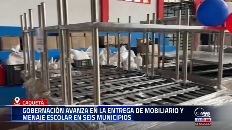 La Gobernación del Caquetá, en articulación con la Secretaría de Educación Departamental y la Región Administrativa de Planificación (RAP), inició la entrega de mobiliario y menaje escolar en distintos municipios del departamento