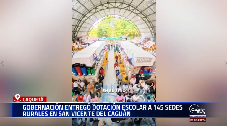 Más de 8.200 estudiantes de zonas rurales se beneficiaron con una histórica inversión en mobiliario y elementos escolares, impulsada por la Gobernación del Caquetá a través de la Secretaría de Educación Departamental.