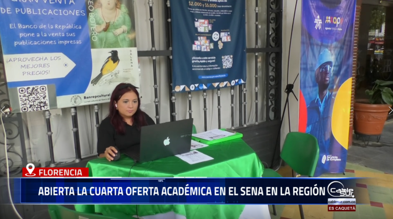 El SENA Caquetá anunció la apertura de su cuarta oferta académica, brindando nuevas oportunidades de formación para la comunidad de la región.
