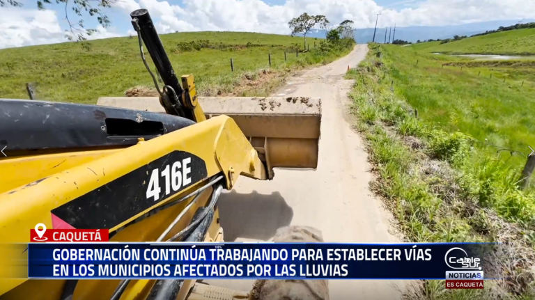 La Gobernación del Caquetá, a través de la Secretaría de Infraestructura Departamental, avanza en acciones concretas para restablecer la movilidad en las zonas más afectadas por la temporada de lluvias.