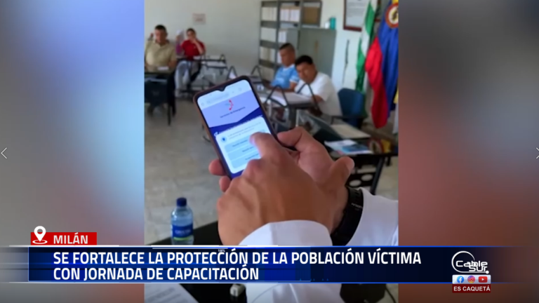 La Alcaldía de Milán, a través del Enlace Municipal de Víctimas, desarrolló una jornada de capacitación en autocuidado y autoprotección dirigida a la población víctima del conflicto, con el acompañamiento de la Unidad Nacional de Protección (UNP).