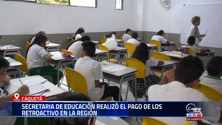 La Secretaría de Educación Departamental, en cabeza de Jackeline Ortiz Cabrera, informa que acaba de realizarse el giro del retroactivo salarial para todos los docentes y directivos docentes del departamento.