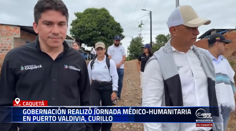 La Gobernación del Caquetá inauguró la renovación al puesto de salud del centro poblado de Puerto Valdivia, La Novia.