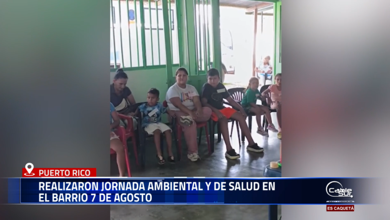 En el barrio 7 de Agosto del municipio de puerto rico se desarrolló una actividad comunitaria enfocada en la promoción del cuidado ambiental y la prevención en salud, con la participación de la Alcaldía Municipal y el sector salud.