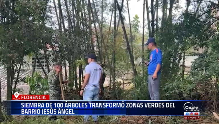 El Batallón de Apoyo de Acción Integral y Desarrollo N.6 del Ejército Nacional realizó una jornada ambiental y comunitaria en el barrio Jesús Ángel de Florencia, orientada a la recuperación de espacios públicos y al fortalecimiento de la convivencia ciudadana.