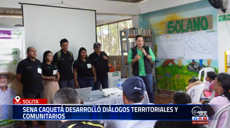 El SENA Caquetá adelantó una jornada de los Diálogos Territoriales y Comunitarios en el municipio de Solita, como parte de una estrategia departamental orientada al fortalecimiento del campesinado y la economía popular.