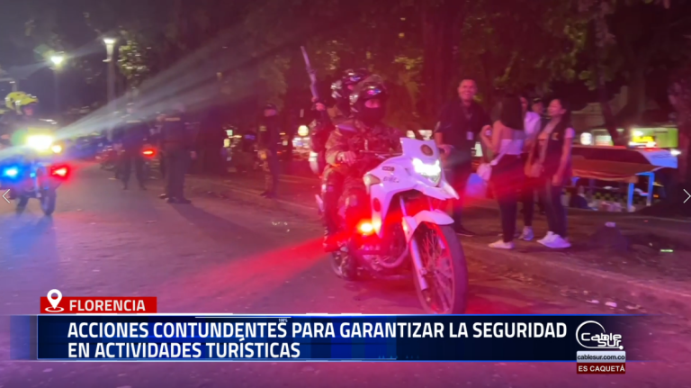 Con el compromiso de brindar tranquilidad a propios y visitantes, se adelantó un Consejo de Seguridad en Florencia, en el que se definieron acciones contundentes para garantizar la seguridad en las actividades turísticas que se desarrollarán en la ciudad.