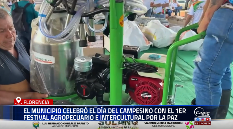 El municipio de Solano conmemoró el Día del Campesino con la realización del Primer Festival Agropecuario e Intercultural por la Paz, un evento que rindió homenaje a las comunidades rurales y destacó su papel en el desarrollo local.