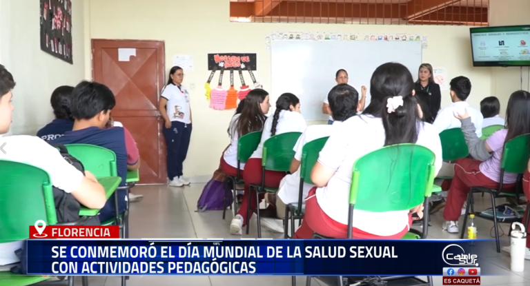 La Secretaría de Salud del Caquetá adelantó actividades pedagógicas en Florencia en el marco del Día Mundial de la Salud Sexual, con el propósito de fomentar la prevención, el respeto y el cuidado integral en esta área de la salud.