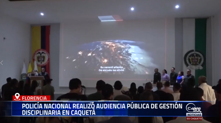 La Policía Nacional, a través de la Región de Policía Número 2, llevó a cabo en Caquetá una audiencia pública orientada a fortalecer la transparencia institucional y el acercamiento con la ciudadanía.
