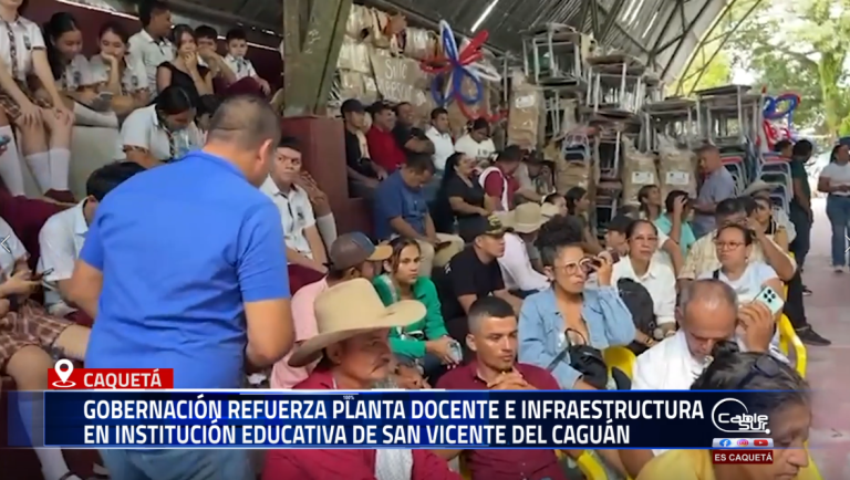 La Gobernación del Caquetá, a través de la Secretaría de Educación, informó las acciones que se adelantan para responder a las necesidades de la comunidad educativa de la Institución Promoción Social de San Vicente del Caguán, enfocadas en el fortalecimiento académico y de infraestructura.
