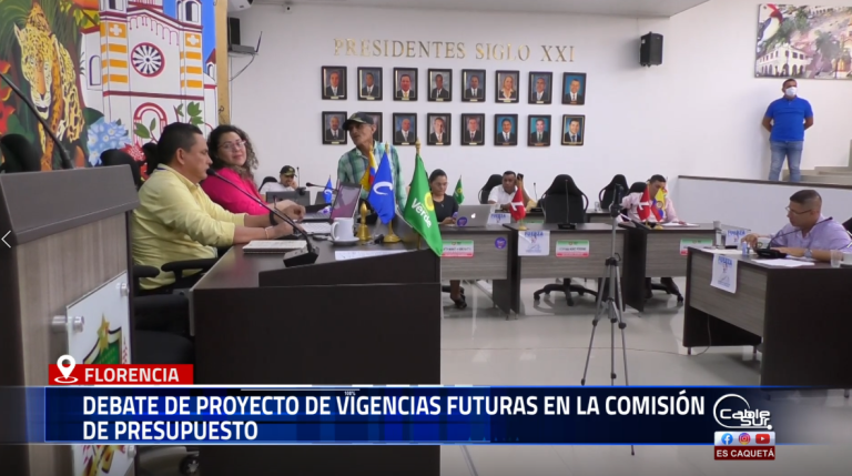 En la Comisión de Presupuesto del Concejo de Florencia se adelantó el debate del proyecto de vigencias futuras, con la participación de los corporados de la ciudad.