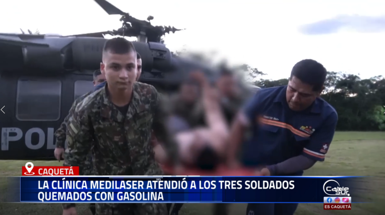 La gerente Rosa Fany Guzmán entregó un reporte oficial sobre el estado clínico de tres soldados afectados con gasolina en hechos ocurridos en zona rural de Villagarzón, departamento del Putumayo.