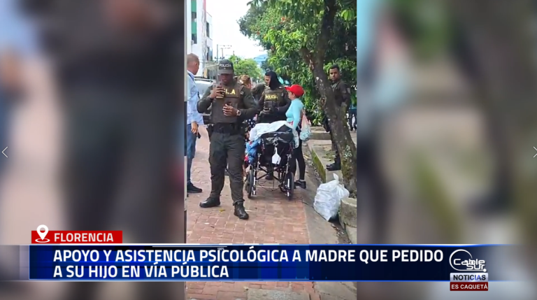 La Alcaldía de Florencia, a través de la Secretaría de Desarrollo Humano, brindó acompañamiento y atención psicosocial a la madre que sufrió la pérdida de su hijo en hechos ocurridos en vía pública.