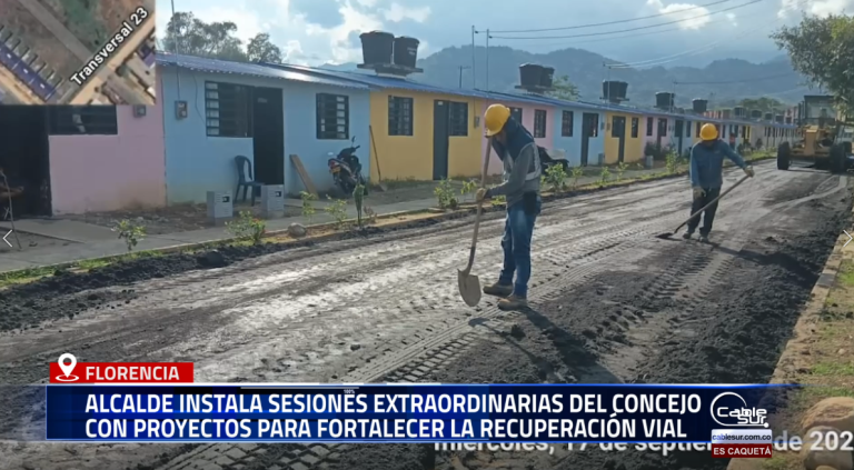 La Administración Municipal de Florencia instaló las sesiones extraordinarias del Concejo con la radicación de dos proyectos de acuerdo orientados a garantizar metas del Plan de Desarrollo y avanzar en la recuperación vial de la ciudad.