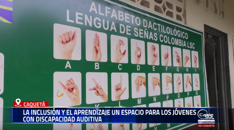 La Institución Educativa Antonio Ricaurte reafirma su compromiso con la inclusión al generar espacios de aprendizaje para estudiantes con discapacidad auditiva.
