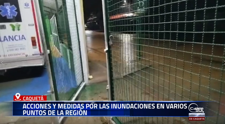 La Oficina de Gestión del Riesgo Departamental adelanta acciones de atención y seguimiento ante las inundaciones registradas en diferentes puntos de la región, especialmente en el municipio de La Montañita y en el sector de Las Delicias.