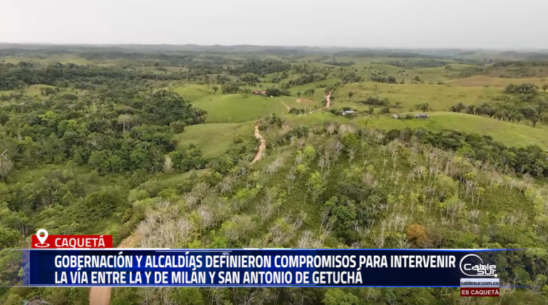 En una mesa técnica realizada en la inspección de Mateguadua, municipio de La Montañita, la Gobernación del Caquetá, junto a las alcaldías de La Montañita y Milán, y la Asamblea Departamental