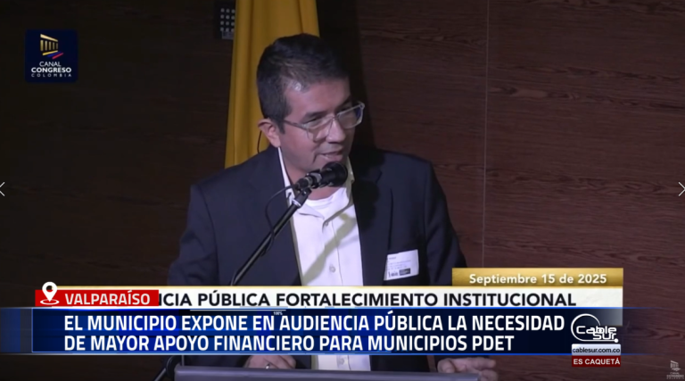 En Bogotá se realizó la Audiencia Pública para el Fortalecimiento Institucional de los Municipios PDET, un espacio en el que representantes locales plantearon las dificultades económicas y estructurales que enfrentan los territorios priorizados por el posconflicto.
