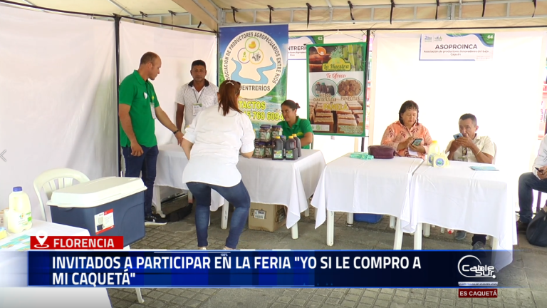 La Administración Departamental invita a toda la ciudadanía a participar en la Feria “Yo Sí le Compro a mi Caquetá”, un espacio creado para promover la economía local, apoyar a nuestros productores y fortalecer la identidad regional.