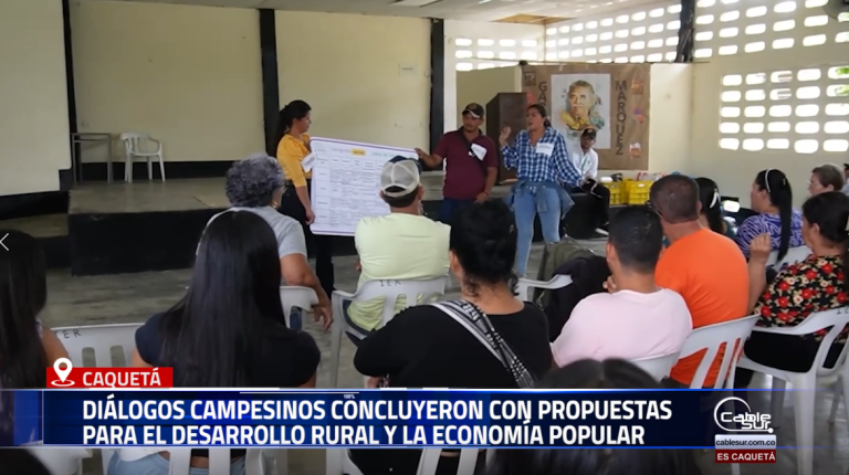 En varios municipios del Caquetá se realizaron encuentros comunitarios que reunieron a delegados campesinos y actores de la economía popular, con el objetivo de identificar necesidades, recoger propuestas y proyectar estrategias para el fortalecimiento del sector rural.