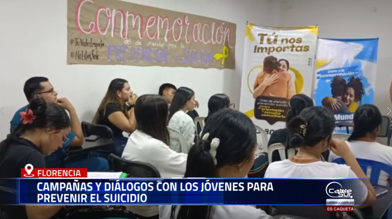 El gerente de Desarrollo Humano, Miguel Ángel Galeano Maecha, informó que se vienen adelantando campañas y espacios de diálogo con los jóvenes, orientados a la prevención y al fortalecimiento de la salud mental en la comunidad.