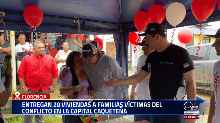 En la Urbanización La Gloria II Etapa, fueron entregadas 20 viviendas con títulos de propiedad a familias víctimas del conflicto armado, un proyecto que representa un avance histórico en la garantía de vivienda digna en Florencia.