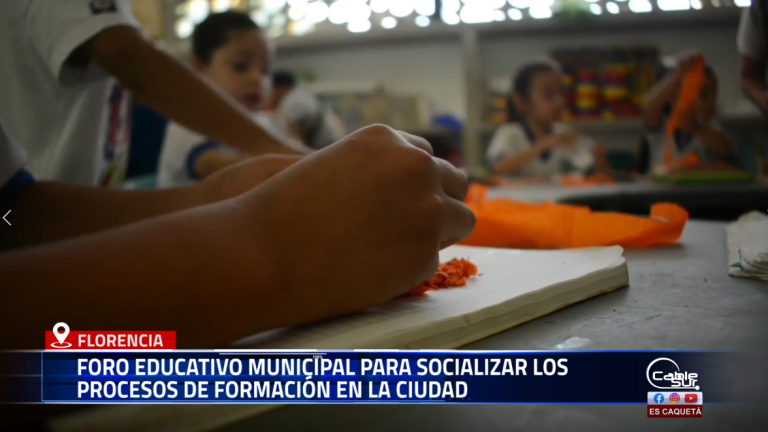 La Secretaría de Educación de Florencia realizará el Foro Educativo Municipal, un espacio de encuentro y diálogo para socializar los procesos de formación que se adelantan en la ciudad.