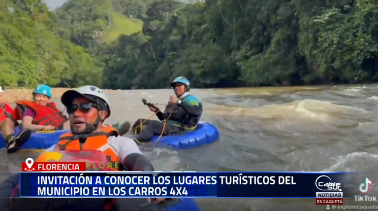 La secretaria de Emprendimiento, Lina Mejía, extendió una invitación a la comunidad y a los visitantes para disfrutar de la riqueza natural y cultural de Florencia a través de recorridos en vehículos 4×4.