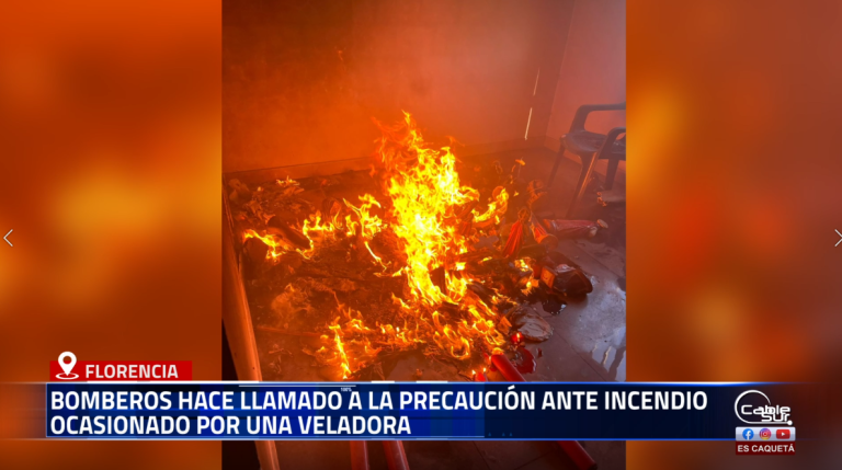El Cuerpo de Bomberos de Florencia atendió un incendio en una vivienda del barrio La Pavonesa.