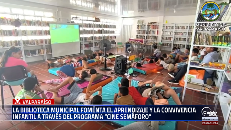 Niños y niñas del municipio de Valparaíso participa en actividades recreativas y educativas promovidas desde la Biblioteca Municipal, con el propósito de fortalecer valores y aprovechar el tiempo libre en un entorno cultural y seguro.