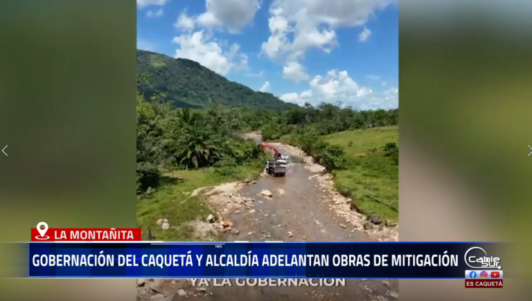 El municipio de La Montañita, en Caquetá, enfrenta una situación de calamidad pública declarada tras las recientes inundaciones. En coordinación con la Gobernación del Caquetá, se adelantan labores de mitigación para proteger a las familias afectadas y reducir los riesgos de nuevas emergencias.