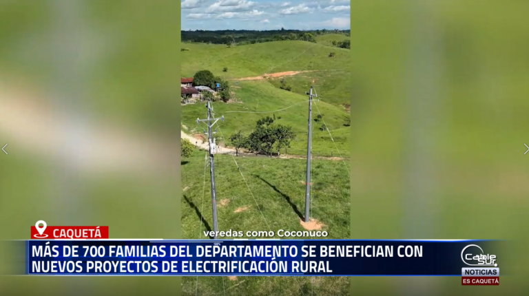 La Gobernación del Caquetá ejecuta un proyecto de electrificación rural que ha permitido llevar energía eléctrica a más de 720 habitantes de distintos municipios del departamento, con una inversión que supera los 3.800 millones de pesos.