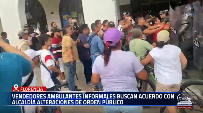 Hemos conversado con el representante de los vendedores ambulantes, quien compartió las complejas experiencias vividas por el gremio durante las alteraciones de orden público que afectaron a Florencia el día de ayer.