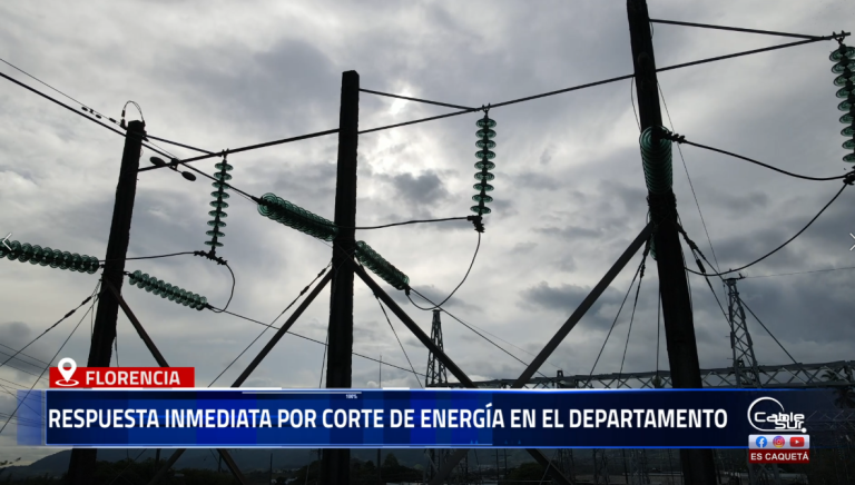 La Empresa ElectroCaquetá S.A. E.S.P. informó que, tras el corte de energía registrado el pasado lunes, se activaron de manera oportuna los planes de contingencia que permitieron restablecer el servicio en el menor tiempo posible, garantizando la continuidad y confiabilidad en la prestación.