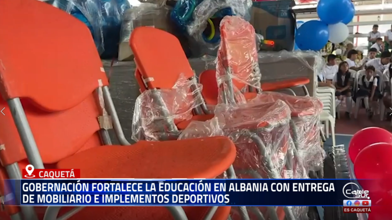 Con el propósito de garantizar mejores ambientes escolares y apoyar el desarrollo integral de los estudiantes del municipio de Albania, la Gobernación del Caquetá continúa avanzando en acciones que fortalecen el sector educativo.