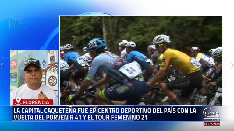 La capital caqueteña fue epicentro deportivo del país con la Vuelta del Porvenir 41 y el Tour Femenino 21, eventos que reunieron a cerca de 300 ciclistas de 48 equipos y 19 departamentos dejando un balance positivo en reactivación económica, turismo y proyección deportiva.