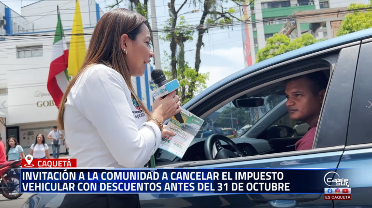 La Secretaría de Hacienda Departamental invitó a la ciudadanía a aprovechar los descuentos vigentes en el pago del impuesto vehicular, los cuales estarán disponibles hasta el 31 de octubre.