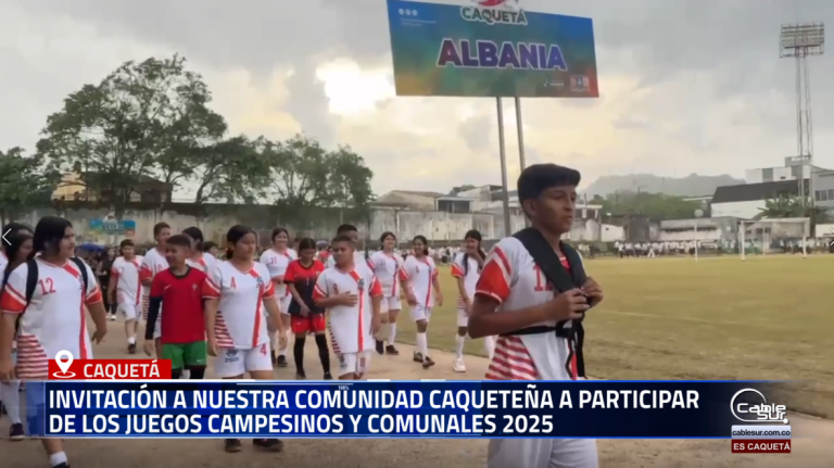 El Instituto Departamental de Cultura, Deporte y Recreación invita a toda la comunidad caqueteña a participar en los Juegos Campesinos y Comunales 2025, un espacio para fortalecer la integración, el deporte y nuestras tradiciones rurales.