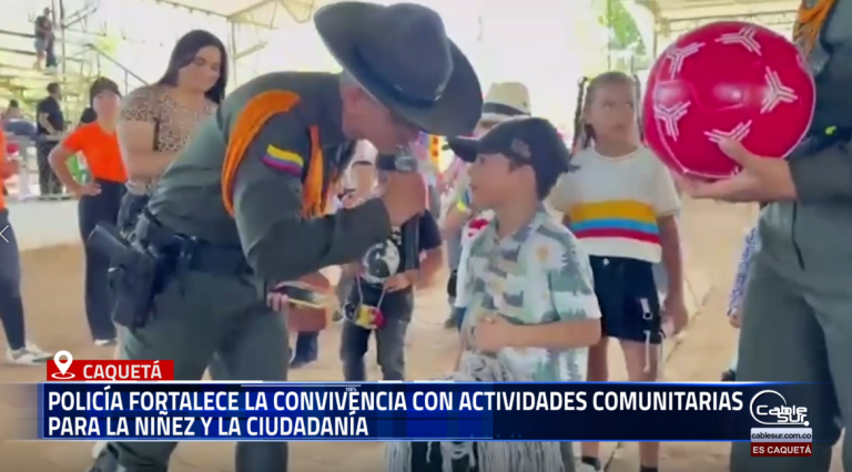 A través de jornadas recreativas, pedagógicas y preventivas, la Policía Nacional fomenta vínculos con la comunidad y promueve el buen uso del tiempo libre en distintos municipios del departamento.