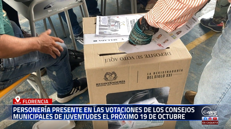 La Personería Municipal anunció su participación activa en la jornada electoral de los Consejos Municipales de Juventud, que se llevará a cabo el próximo 19 de octubre.