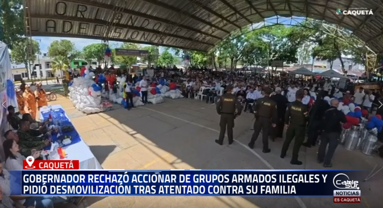 El gobernador Luis Francisco Ruiz Aguilar emitió un fuerte pronunciamiento en rechazo al creciente accionar de grupos armados ilegales en el departamento, luego de que su propia familia fuera víctima de un atentado con explosivos.