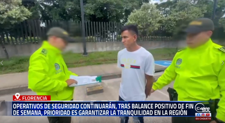 Las autoridades de seguridad del Caquetá ofrecieron un informe detallado sobre los casos operativos más relevantes registrados a lo largo de la última semana.
