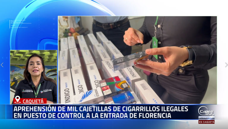 En un operativo conjunto realizado entre el Ejército Nacional y el Grupo Operativo Anticontrabando del Caquetá, fueron aprehendidas mil cajetillas de cigarrillos ilegales en el sector conocido como Las Garzas, sobre la vía que conecta Suaza con Florencia.