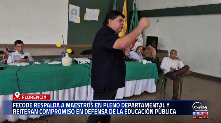 El magisterio de Caquetá recibió la visita de respaldo de Domingo Ayala, presidente de FECODE, durante la realización de su Segundo Pleno Departamental del 2025 en las instalaciones de la AICA.